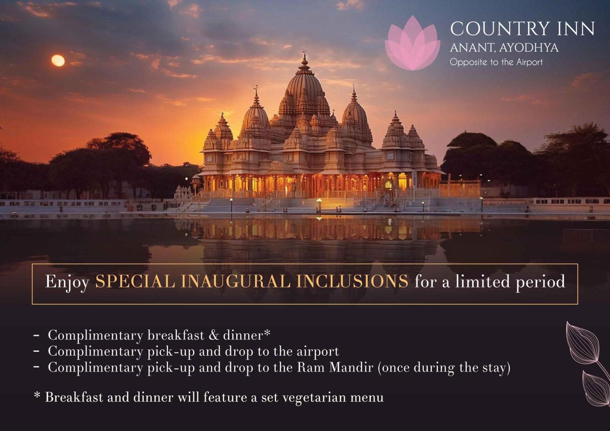 Country Inn Ayodhya - Opposite Airport Buitenkant foto