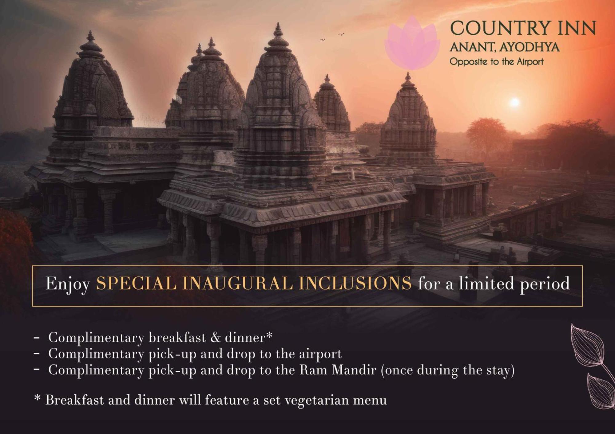 Country Inn Ayodhya - Opposite Airport Buitenkant foto